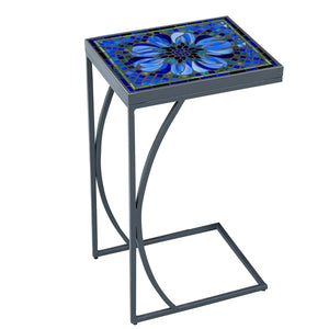 Bella Bloom Mosaic C-Table-Iron Accents