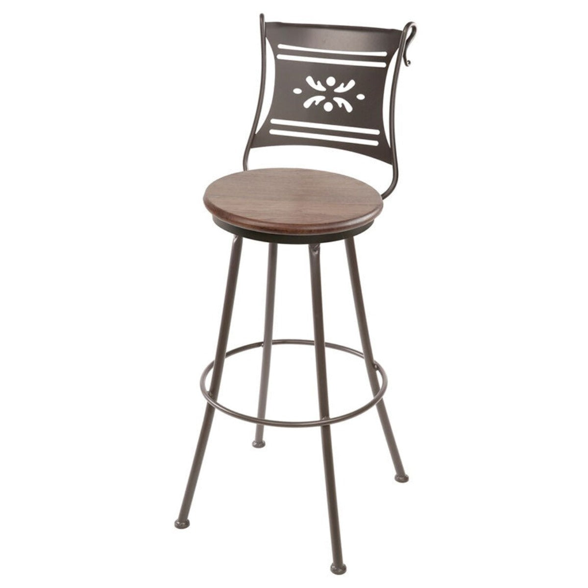 Bistro Bar Stool-Iron Accents