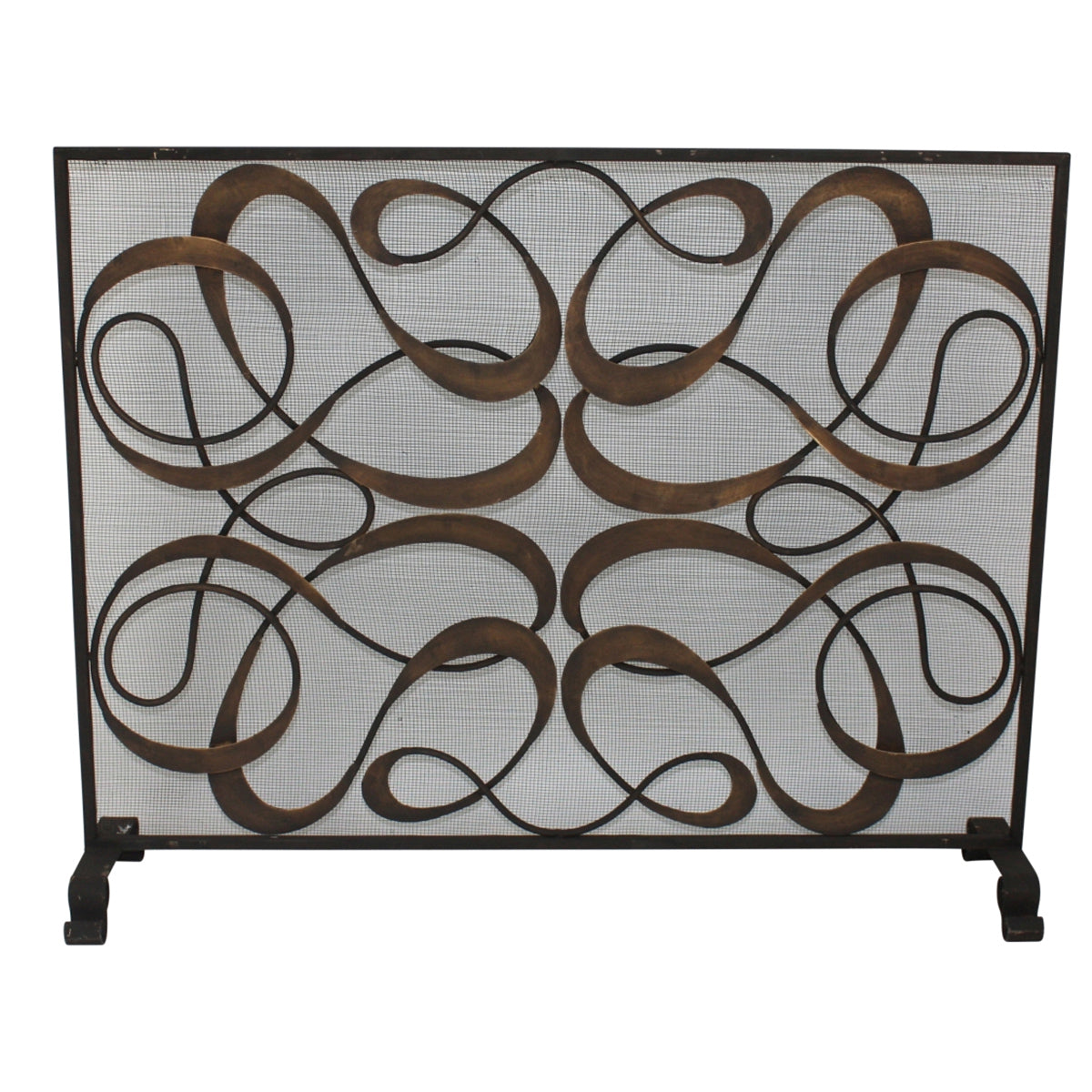 Bond Street Dark Gold French Fireplace Screen