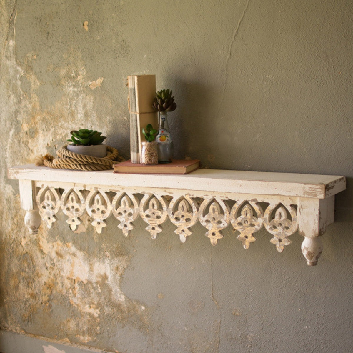 Vintage Style Wood Shelf
