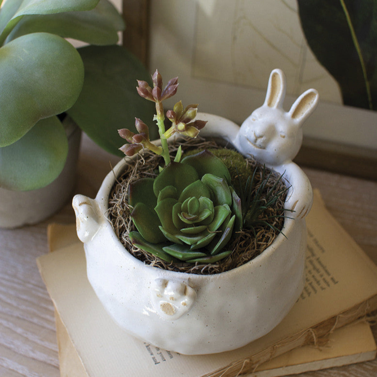 Ceramic Rabbit Dish