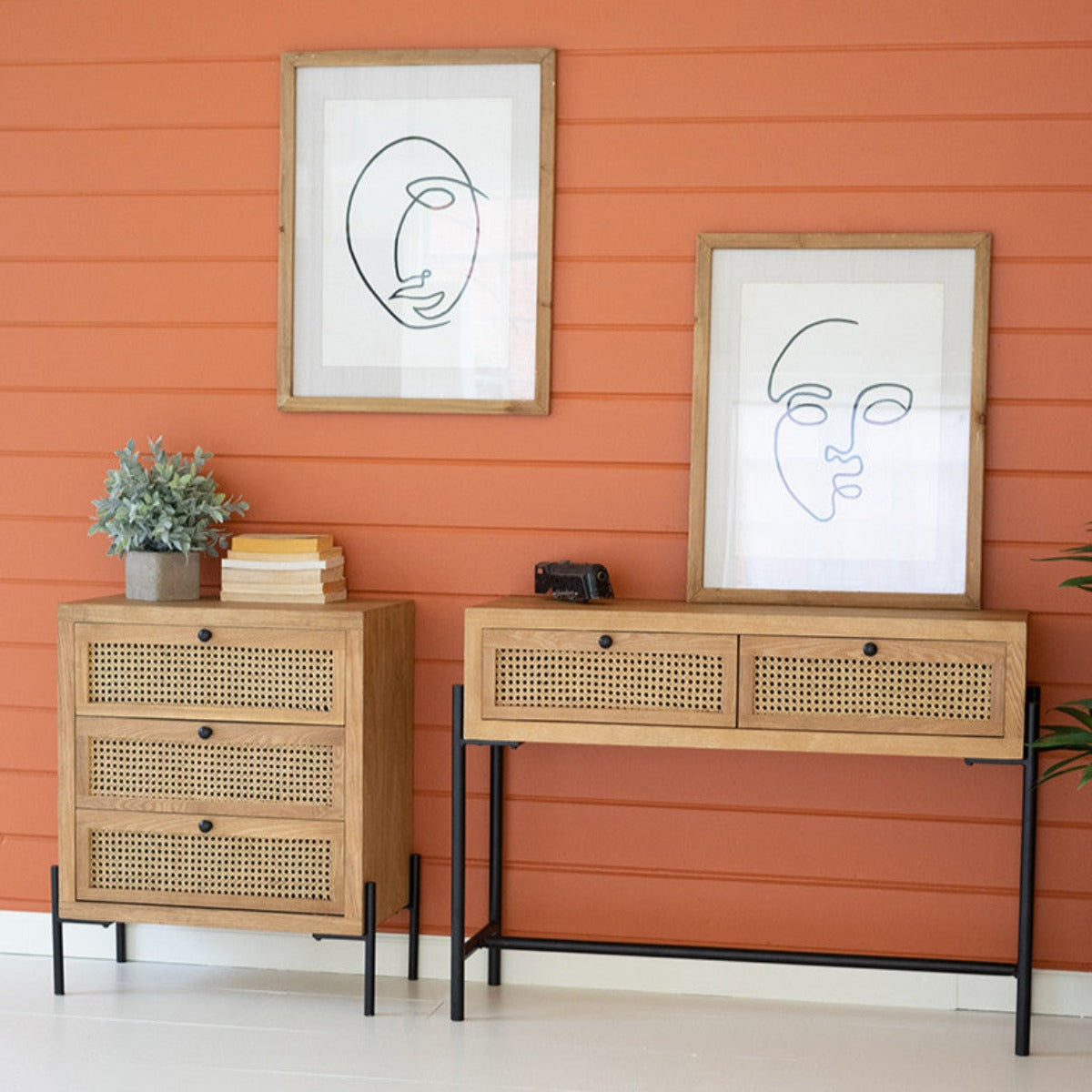 Woven Console Table