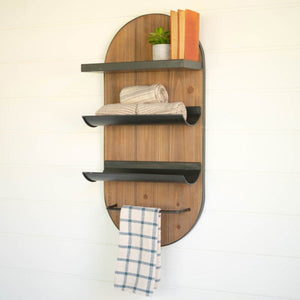 Towel Rack with Trays