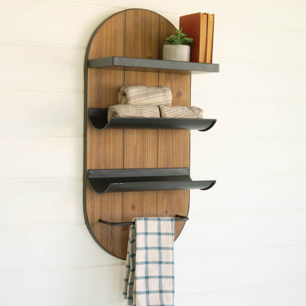 Towel Rack with Trays