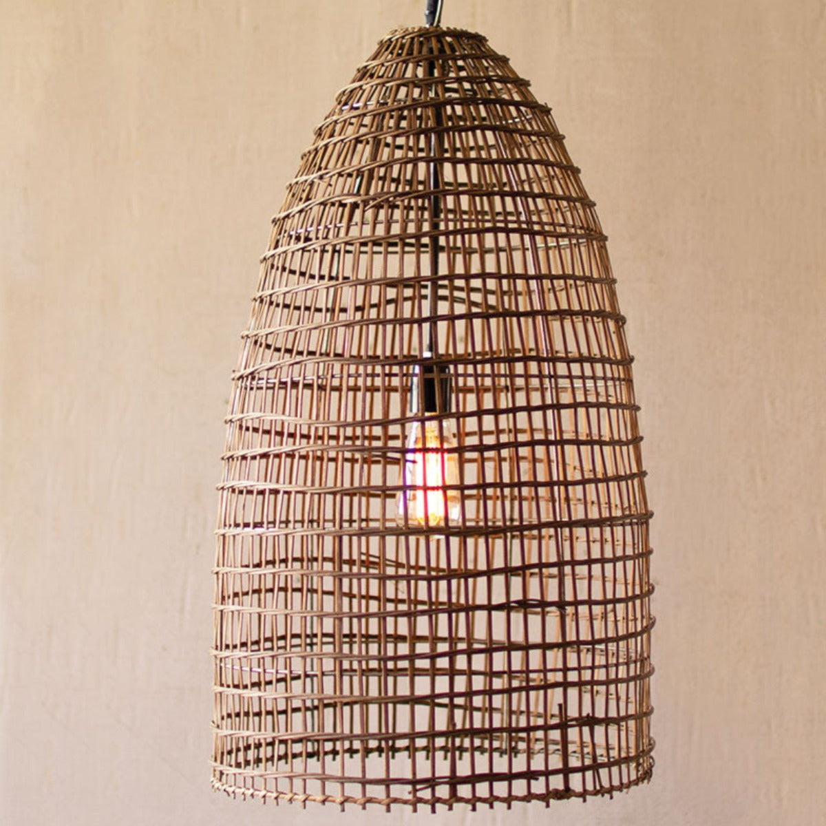 Woven Dome Pendant Lamp