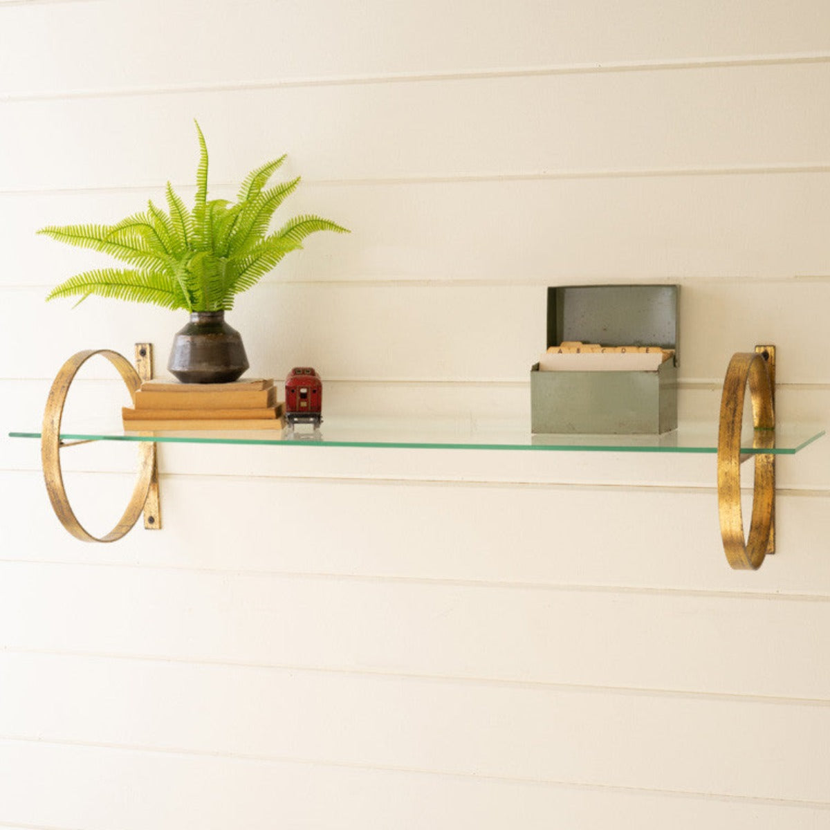 Iron Circle Wall Shelf