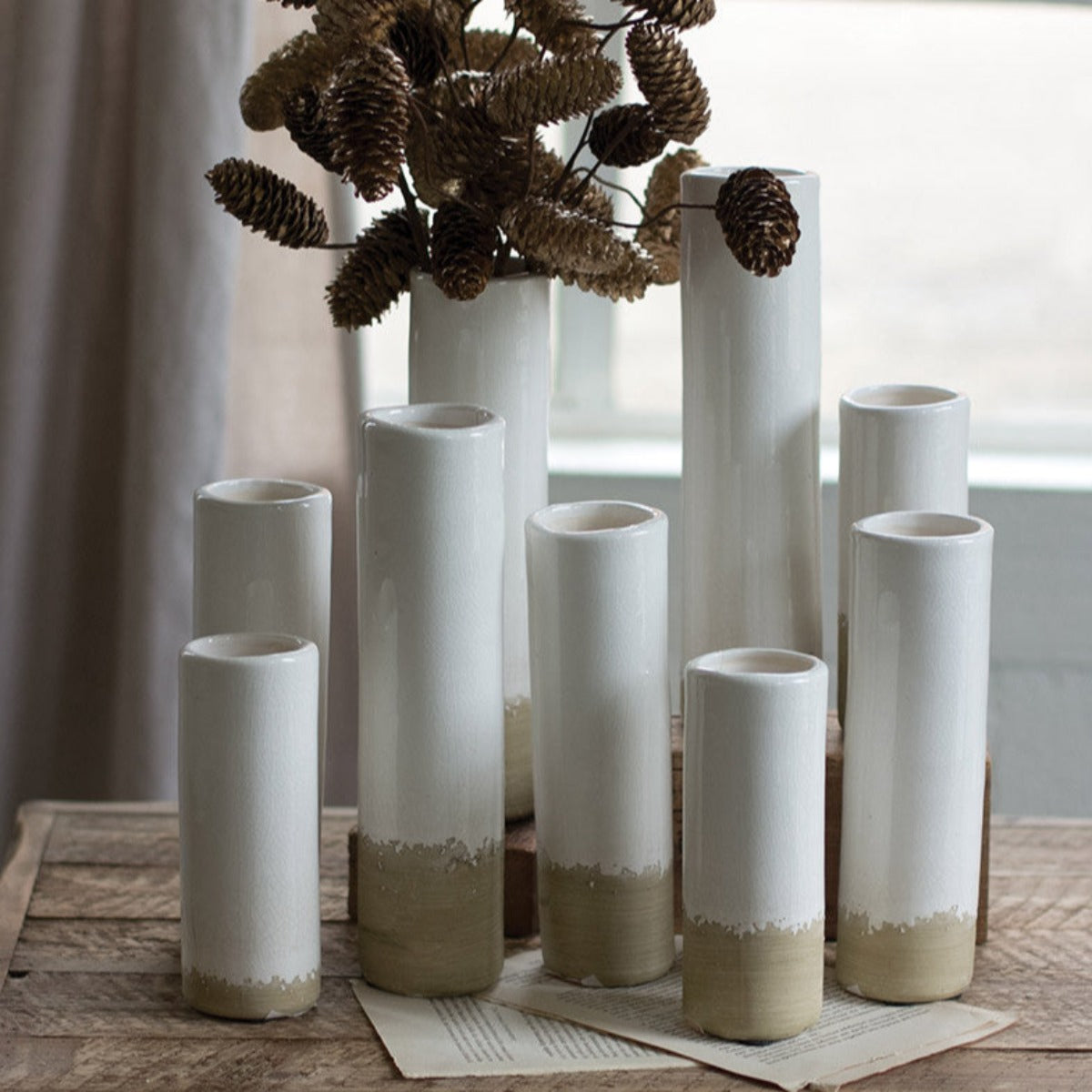 Multi Height Bud Vases (Set-9)
