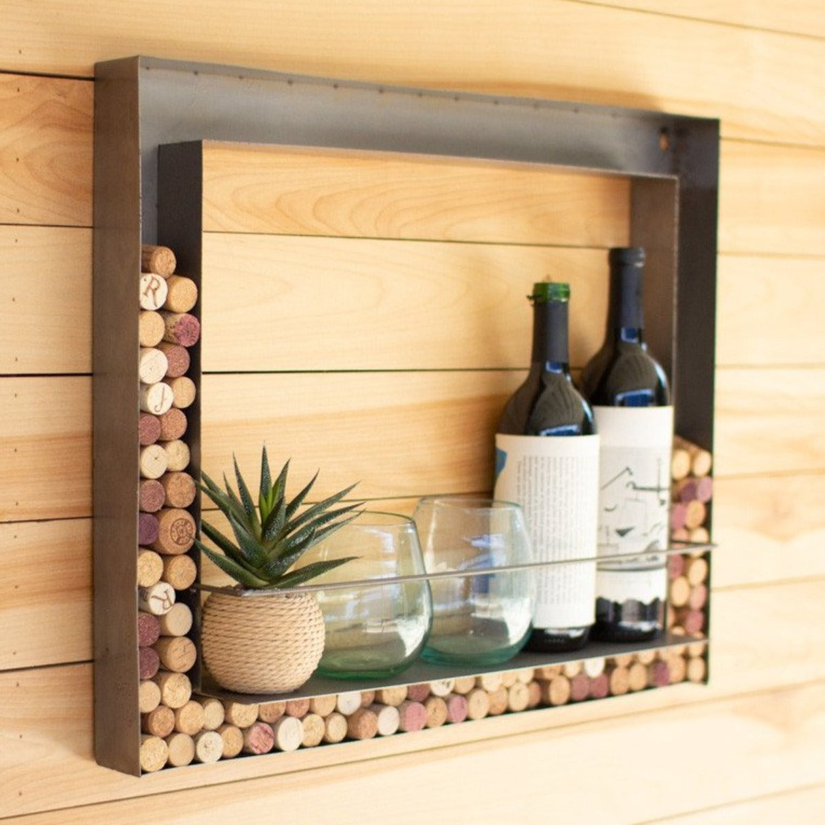 Wall Wine Bar & Cork Holder
