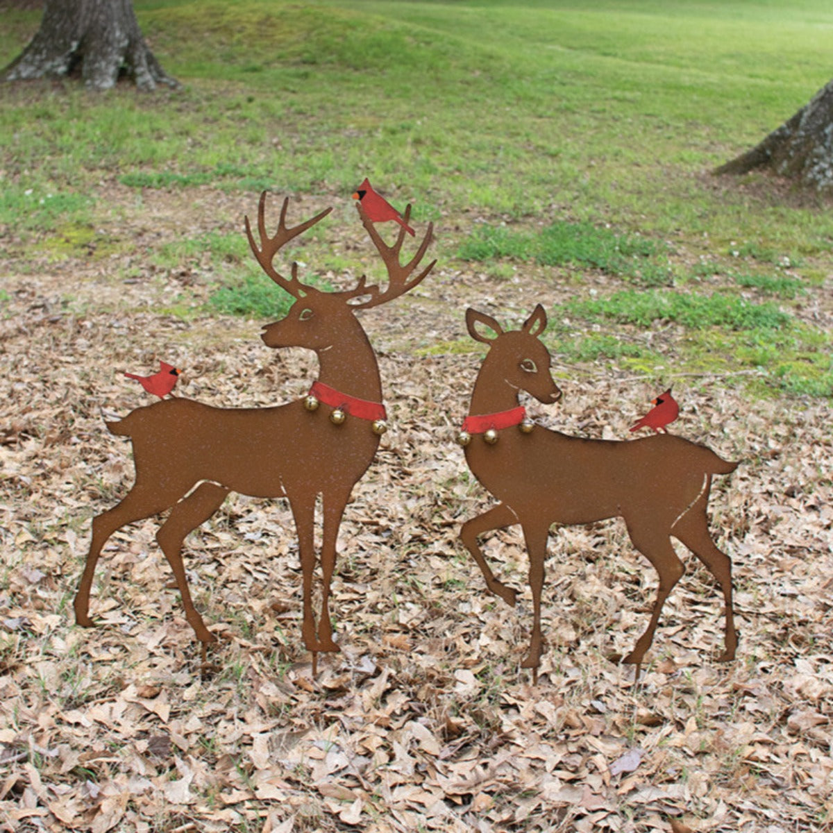 Metal Reindeer Stakes