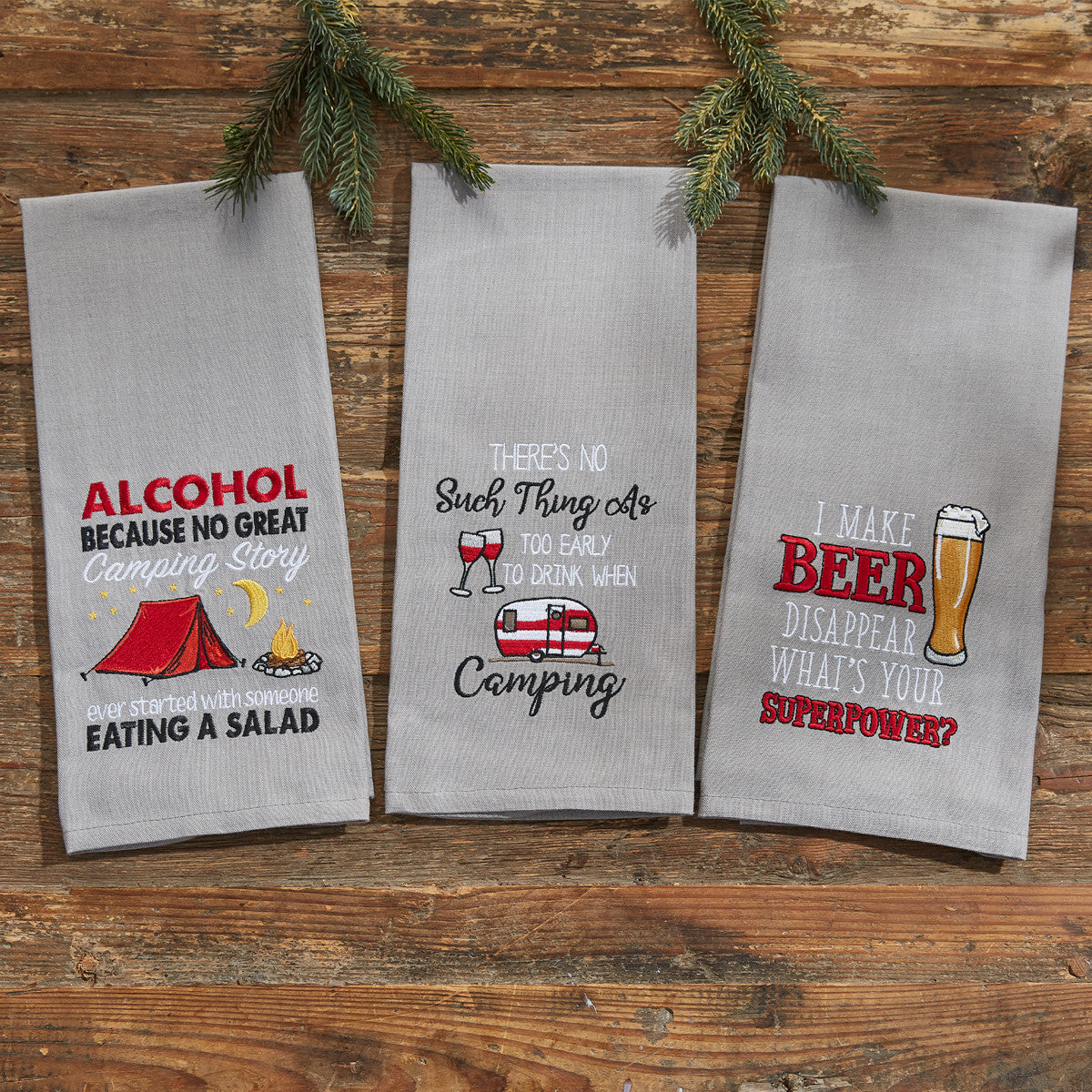 Campfire Cheers Kitchen Towel Set
