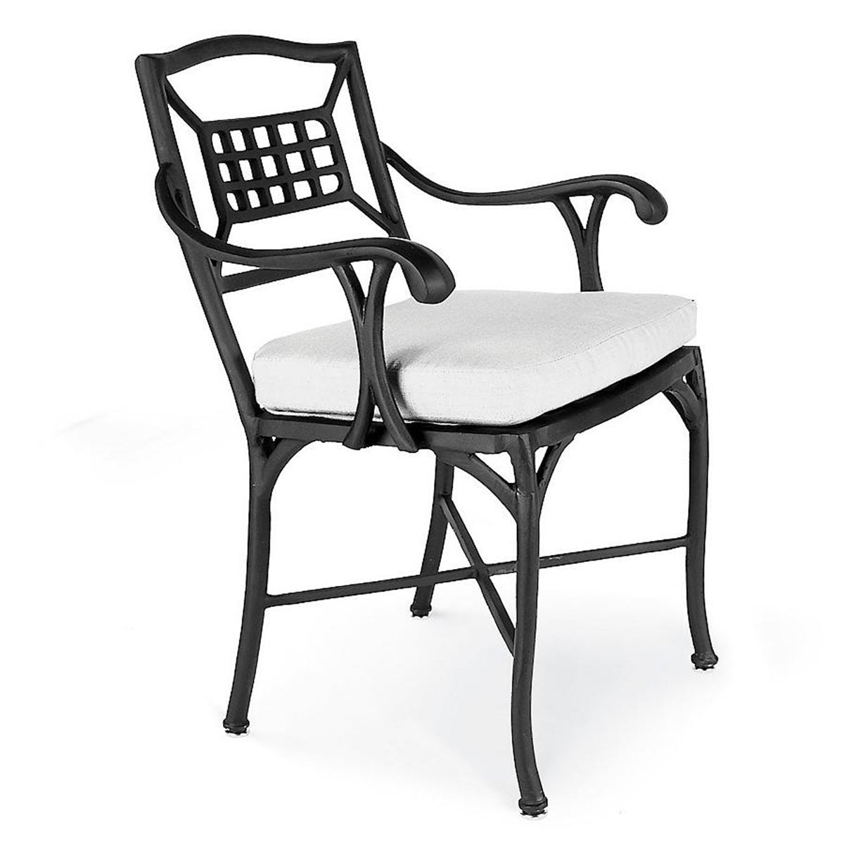 Catalina Arm Chair (Set-2)-Iron Accents