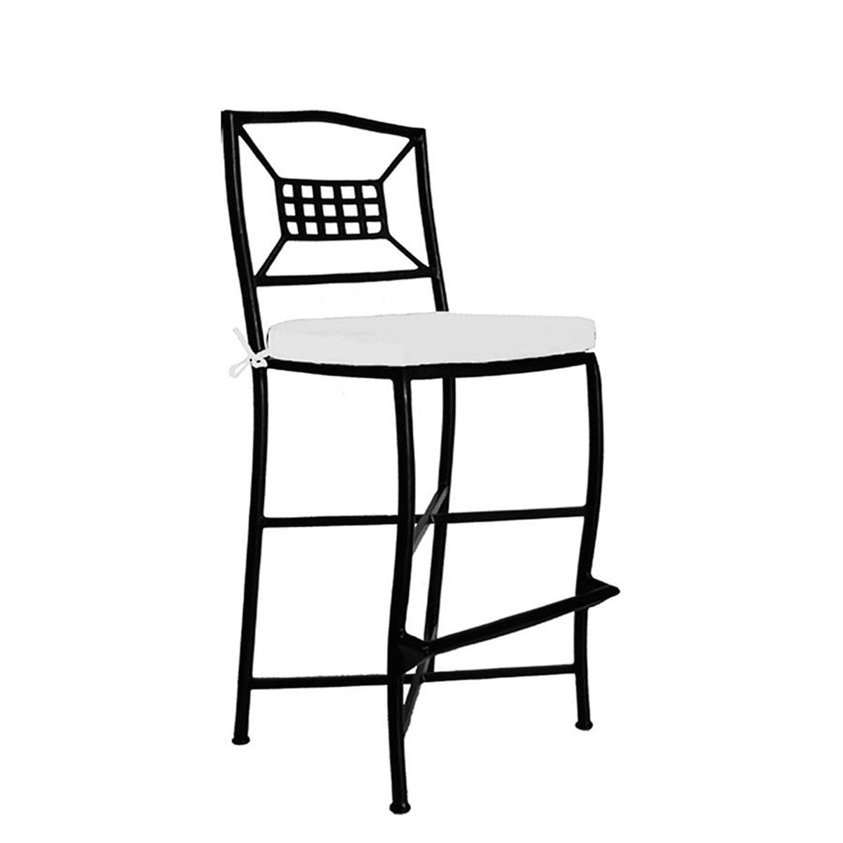 Catalina Counter Stool (Set-2)-Iron Accents