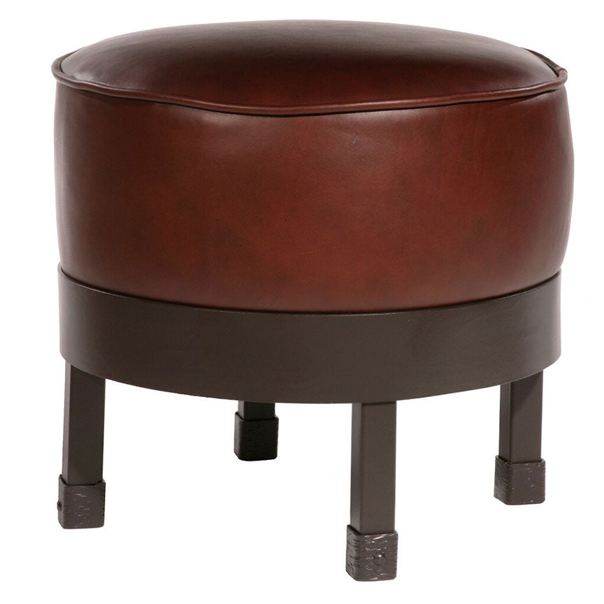 Cedarvale Ottoman-Iron Accents