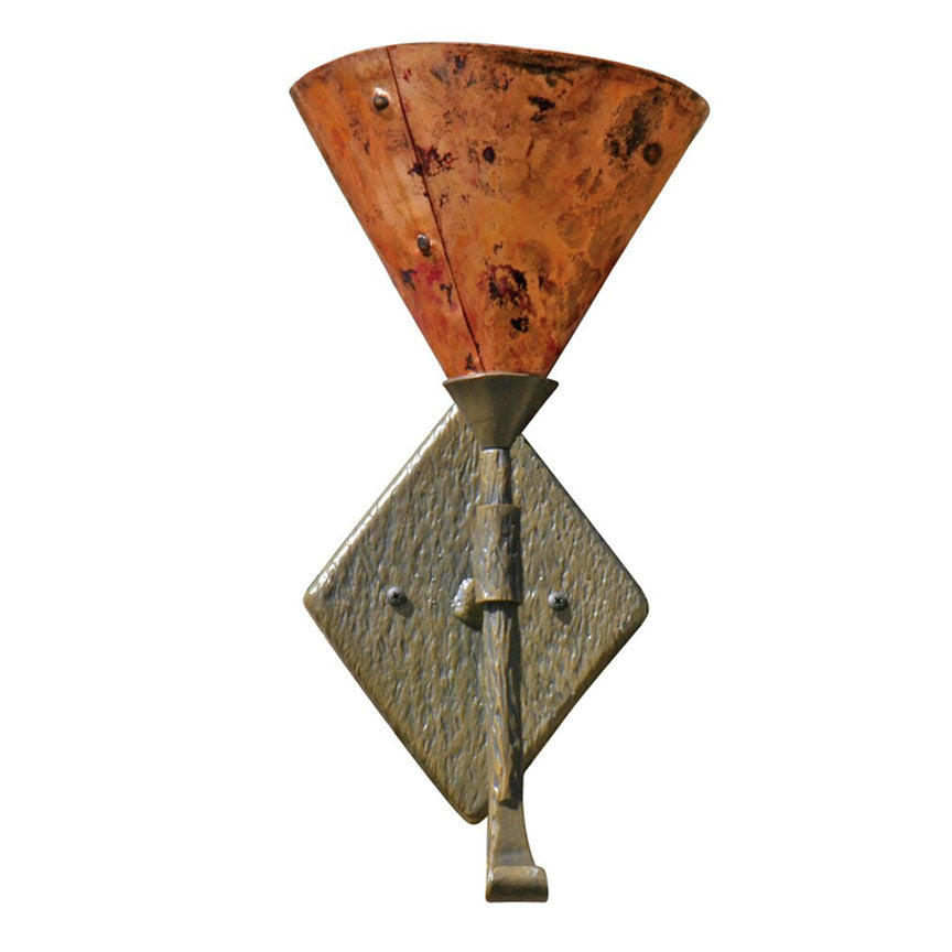 Cedarvale Single Wall Sconce-Iron Accents