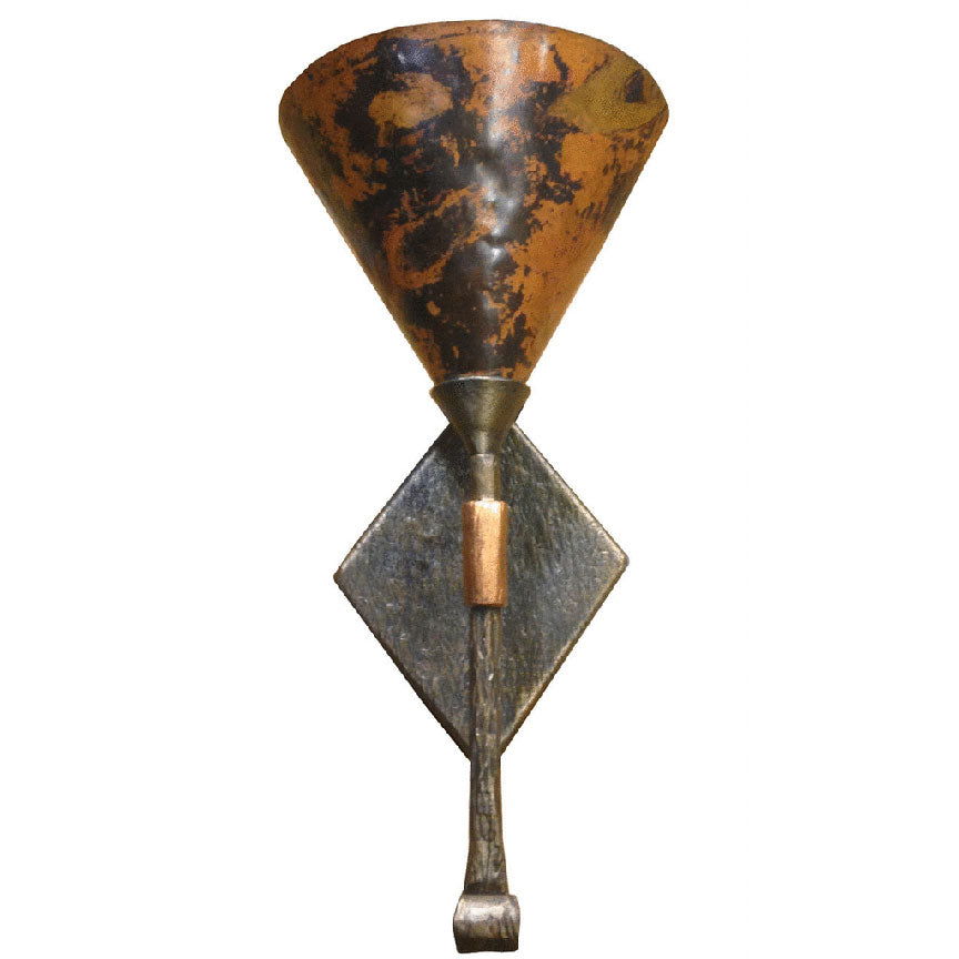 Cedarvale Single Wall Sconce-Iron Accents