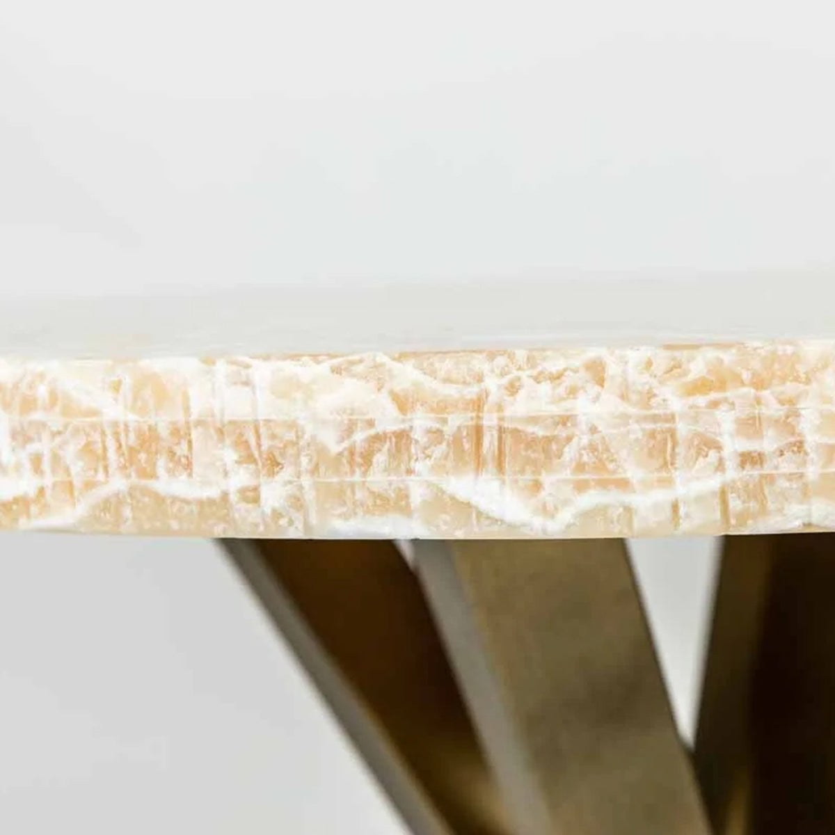 Clouds Polished Onyx Table Top