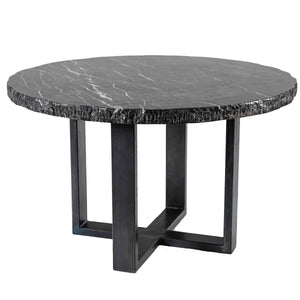 Collin Dining Table - Black Marble