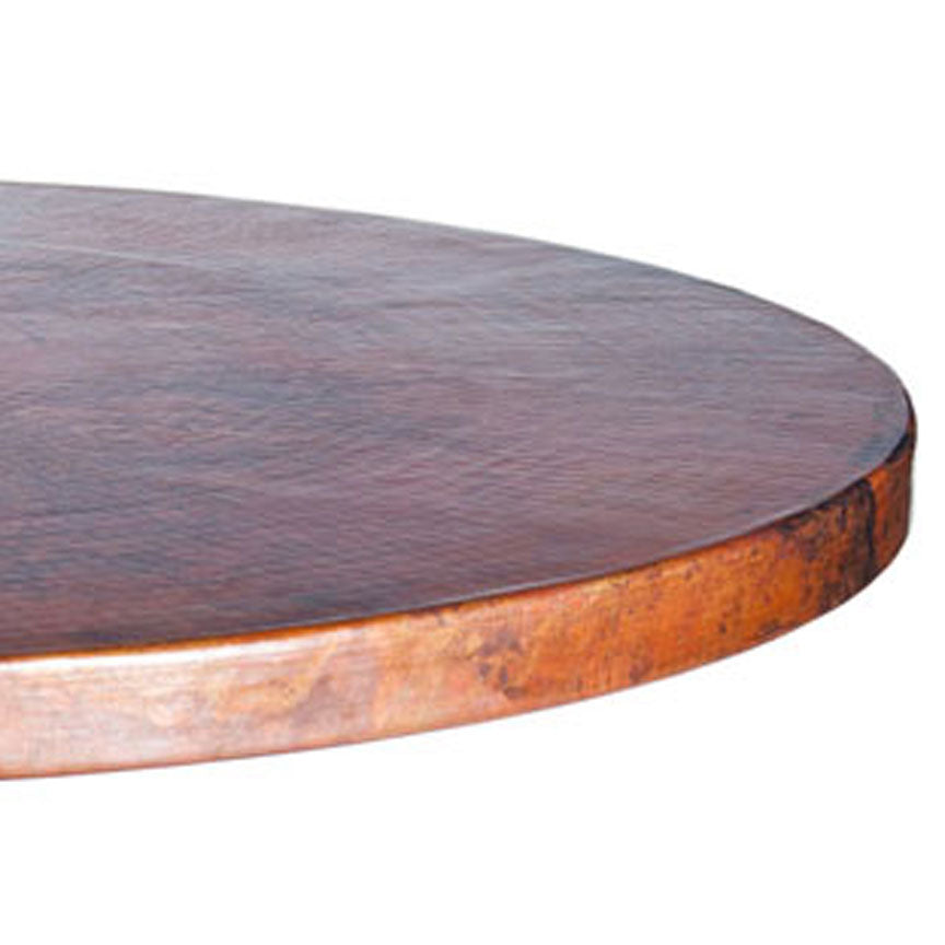 Square Copper Table Tops - 24" to 60"-Iron Accents
