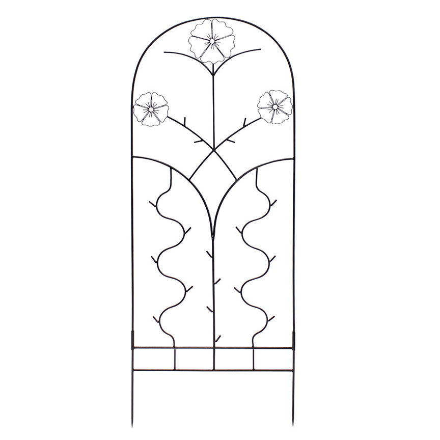 Cottage Garden Trellis-Iron Accents