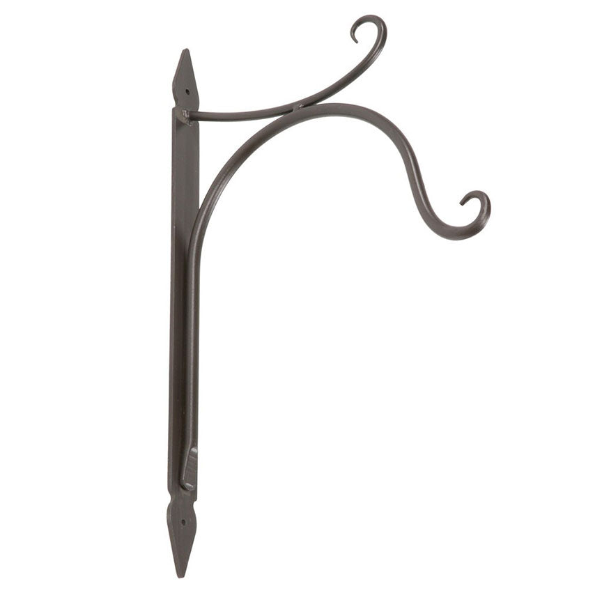 scroll plant hanger Hand Forged Double Scroll Bracket - Large