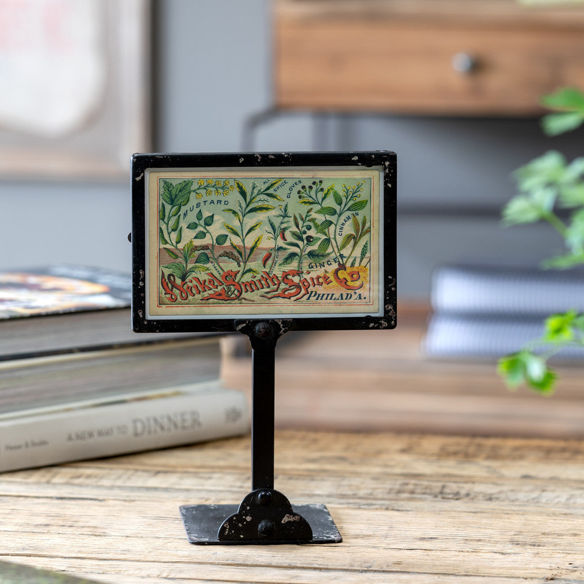 Metal Bin Photo Frames-Iron Accents