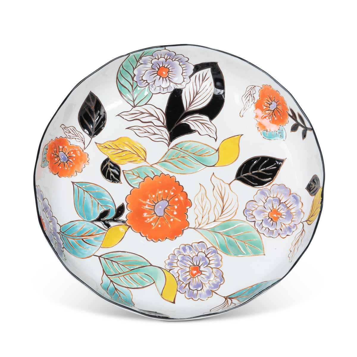 Poppy Garden Serving Bowl