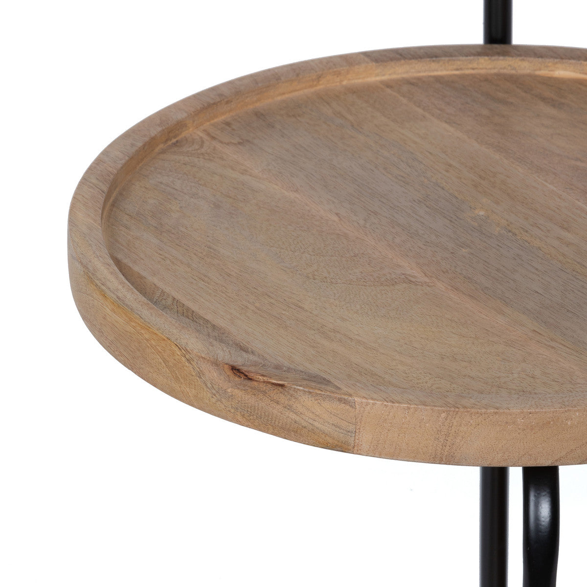 Tiered Wood & Iron Display