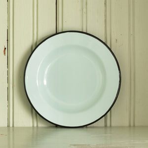Enamelware Dessert Plate-Iron Accents