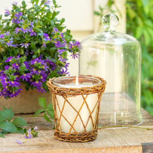 Glass Bell Cloche - Candle Cover