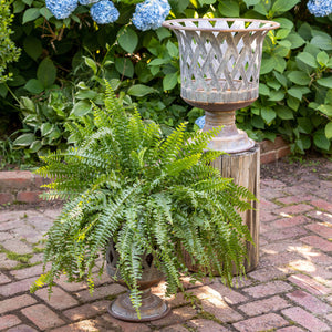 Woven Metal Classic Urns