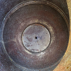 Oyster Metal Pot (Set-2)-Iron Accents