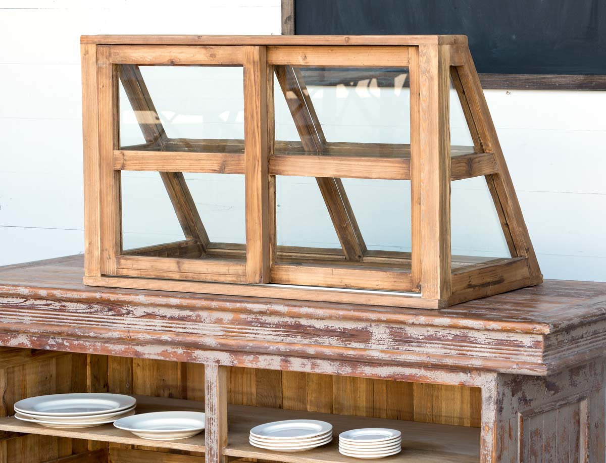 Bakery Display Cabinet-Iron Accents
