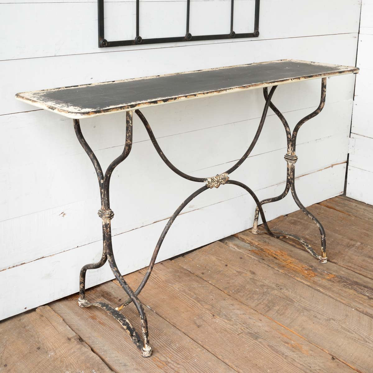 Sewing Factory Console Table-Iron Accents