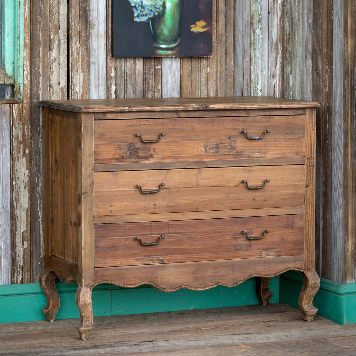 Pine Orleans Chest-Iron Accents