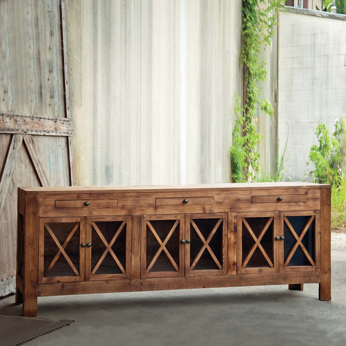 Country Club Sideboard-Iron Accents