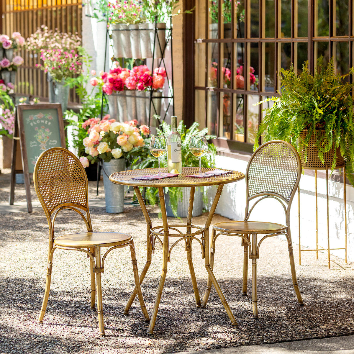 Roanoke Metal Bistro Chairs