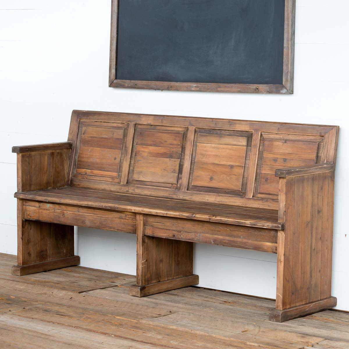 Chapel Bench-Iron Accents