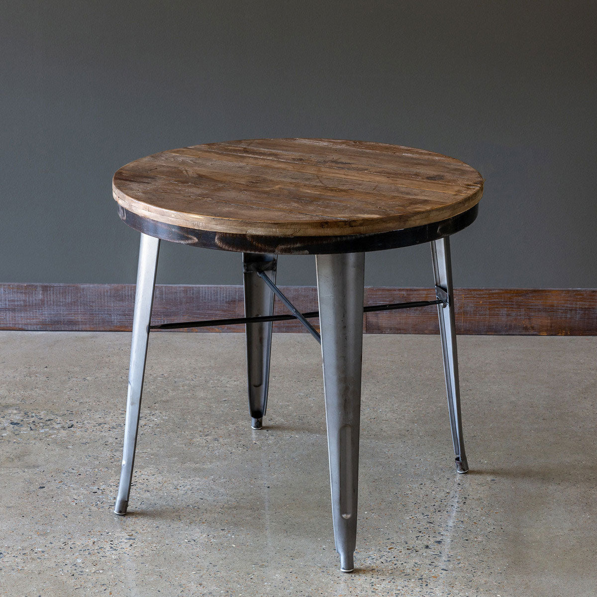 Industrial Bistro Table-Iron Accents