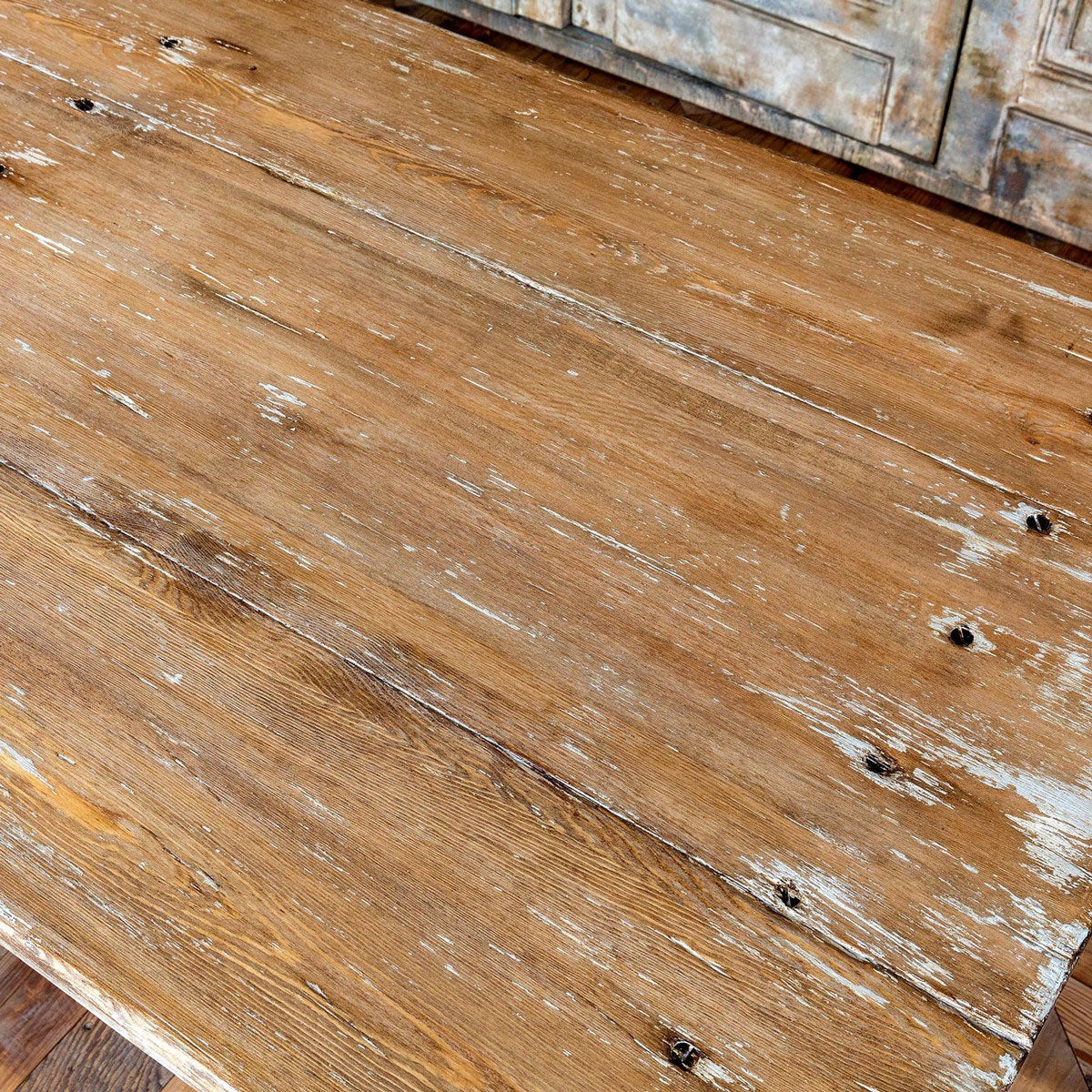 Country House Dining Table-Iron Accents