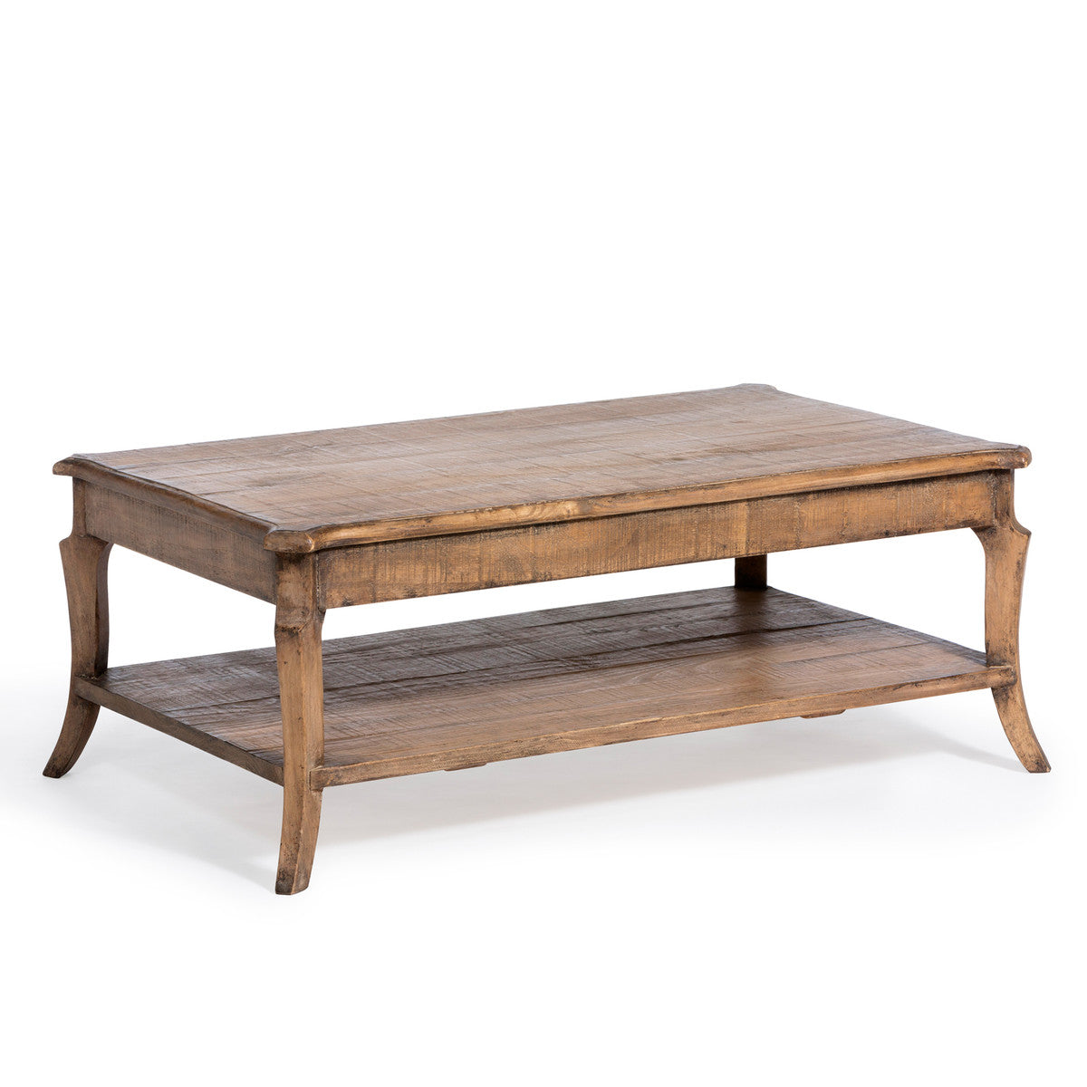 Provincial Coffee Table-Iron Accents