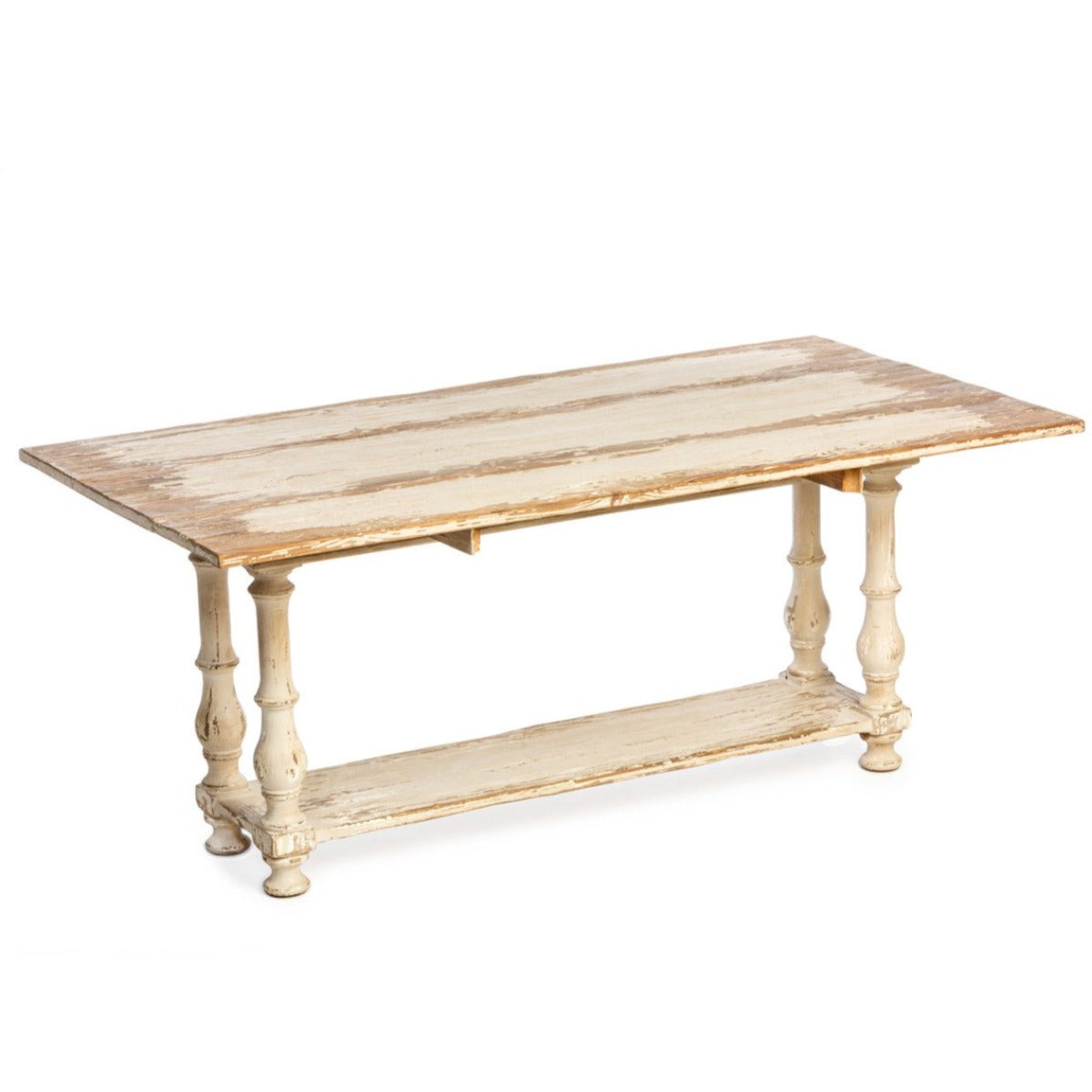 Charlotte Drop-Leaf Table-Iron Accents