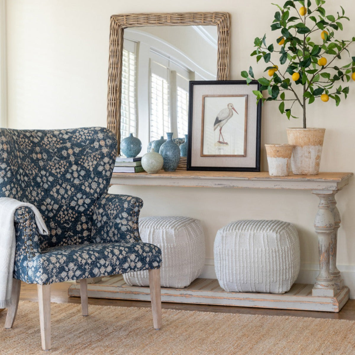 Indoor/Outdoor Ardwick Pouf