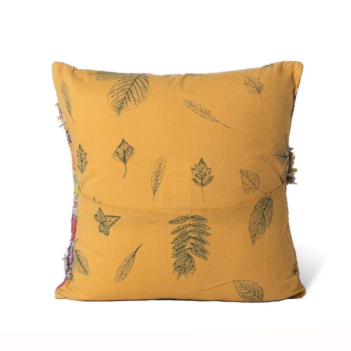 Handstitched Flower Burst Pattern Pillow