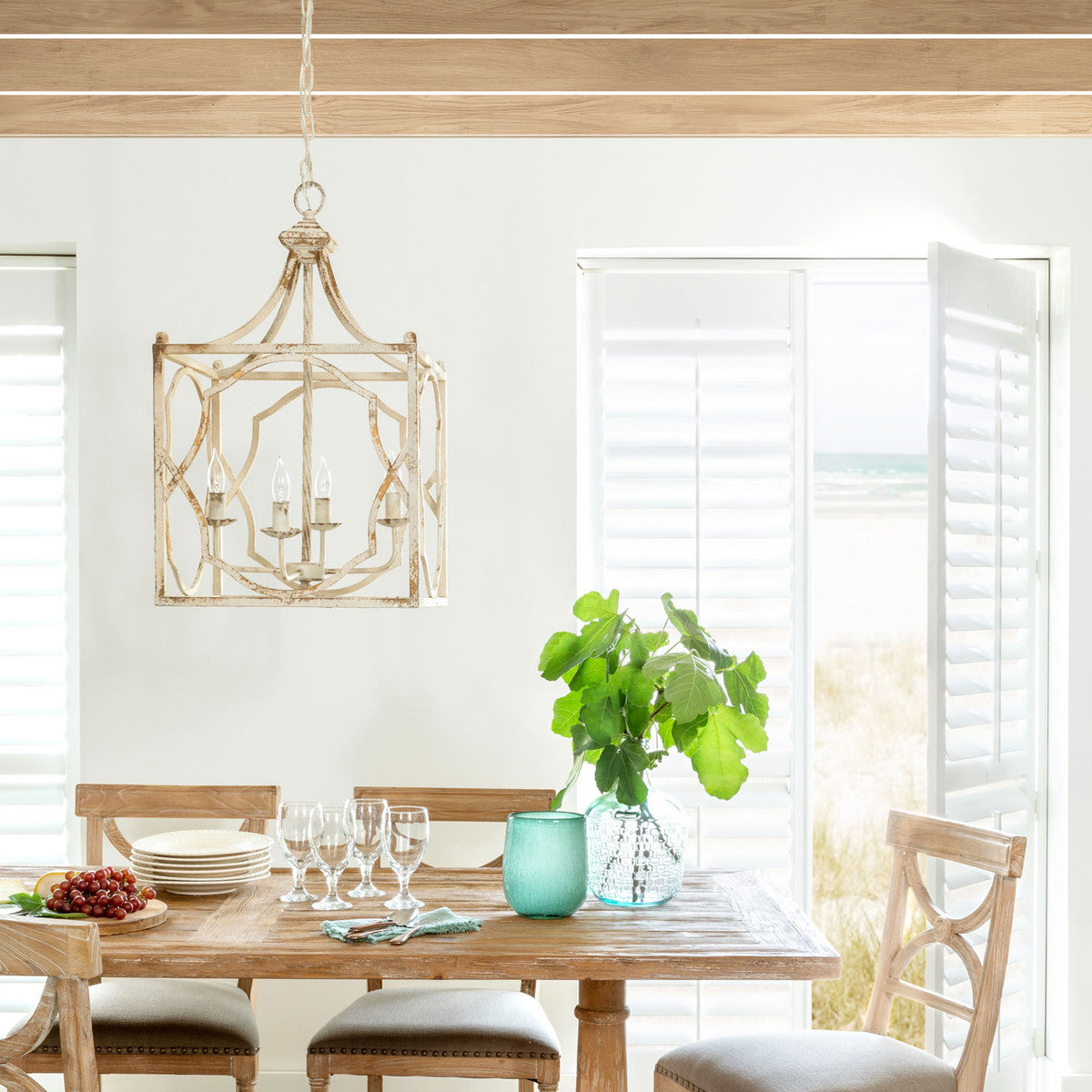 Arlington Pendant Light-Iron Accents