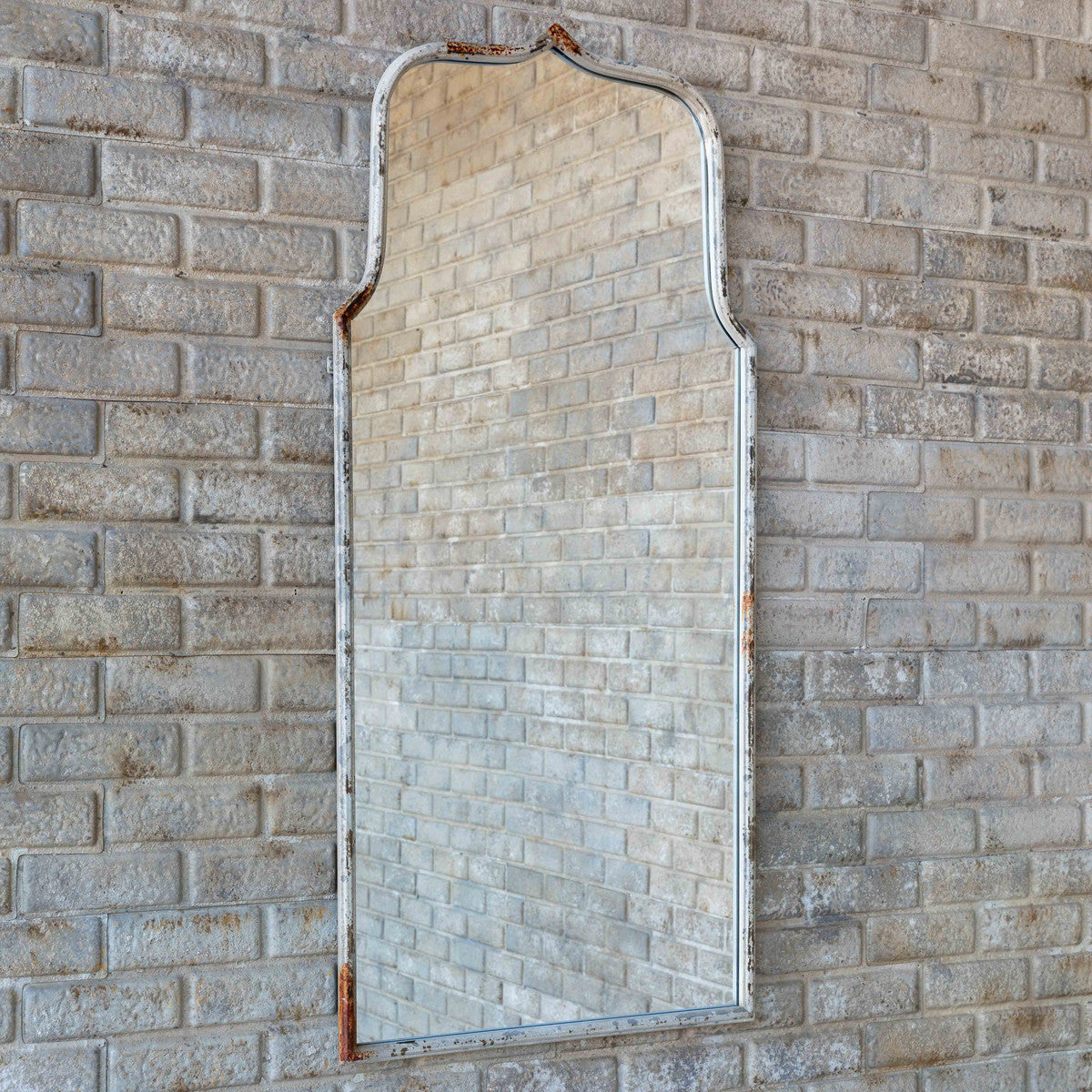 Southern Home Keyhole Mirror-Iron Accents