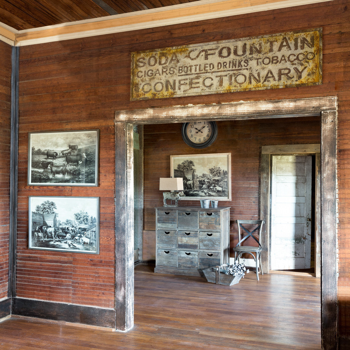 Metal General Store Sign-Iron Accents