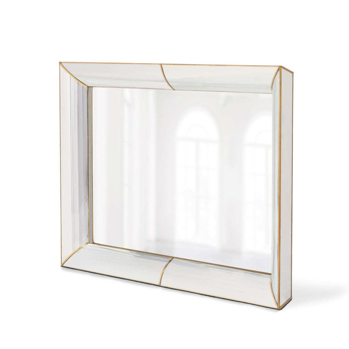 Glass Framed Wall Mirror