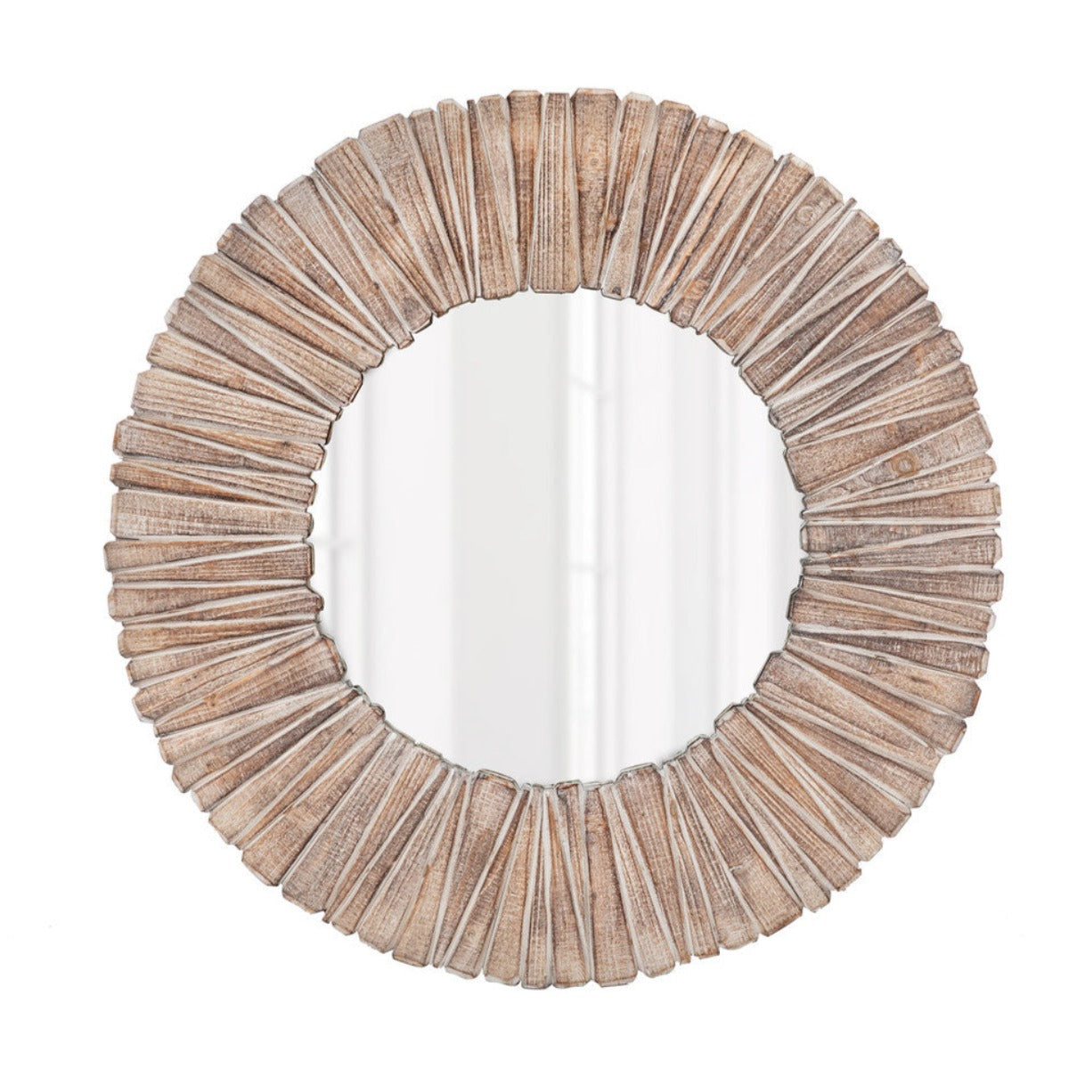 Wood Slat Mirror