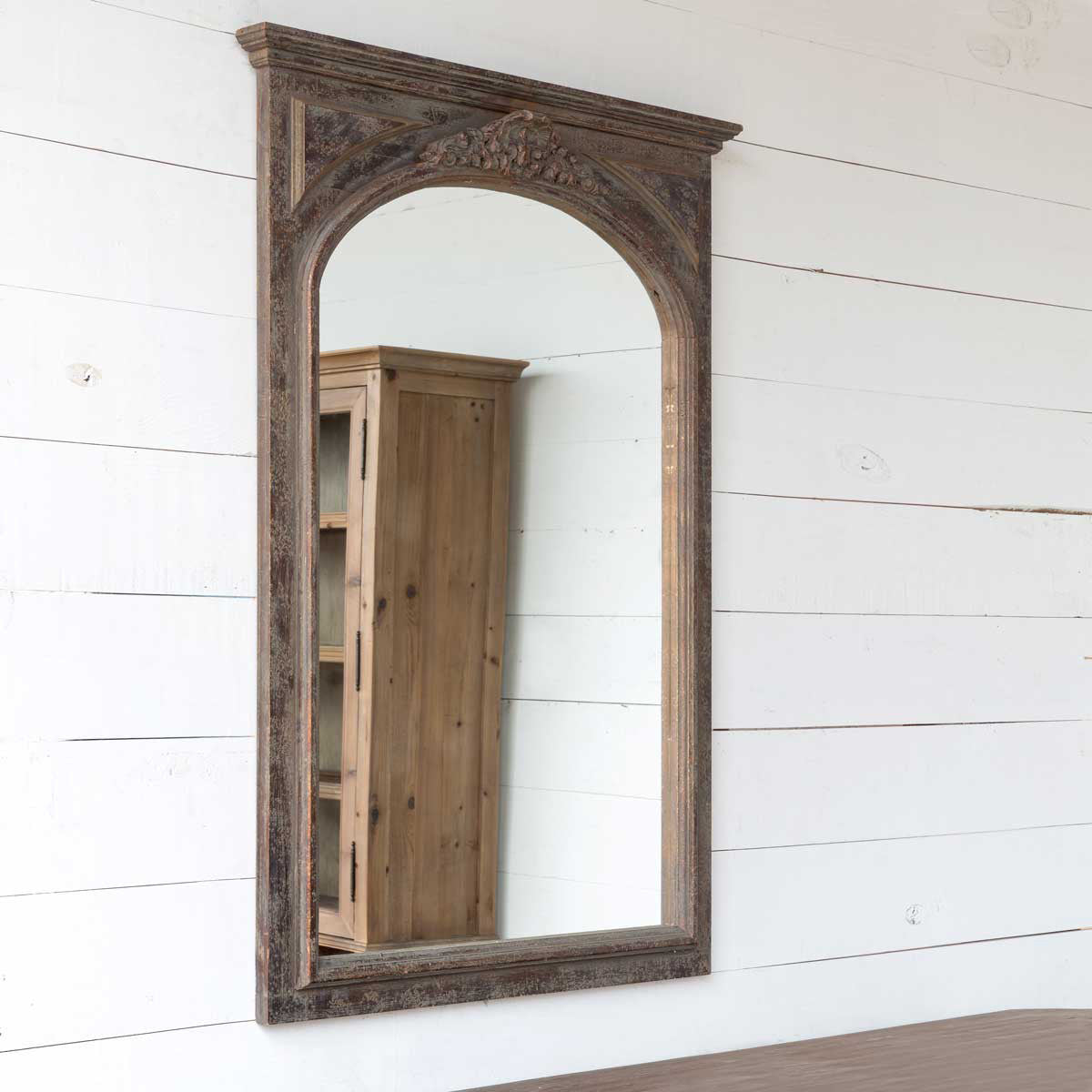 Arch Street Wall Mirror - Dusk-Iron Accents