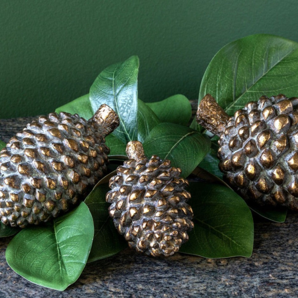 Bronze Pinecones